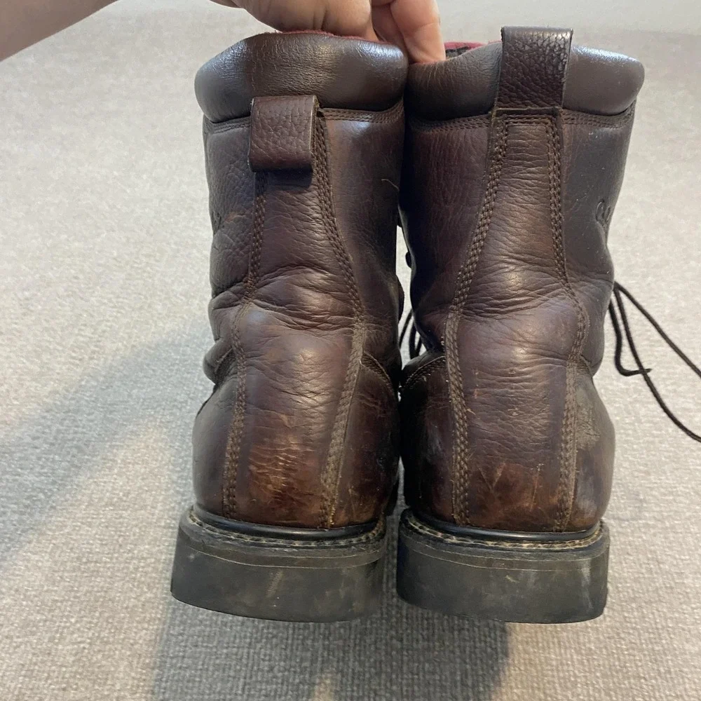 Cabela's Snow Boots Mens Size 11.5D Brown‎ Leather Gore-Tex Thinsulate Hunting